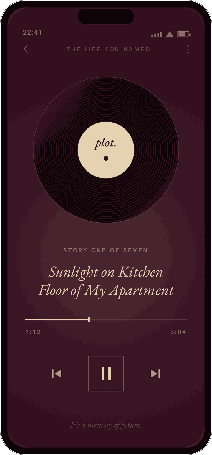 Plot player, story one of seven